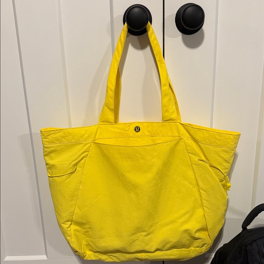 Lululemon Yellow Tote Bag